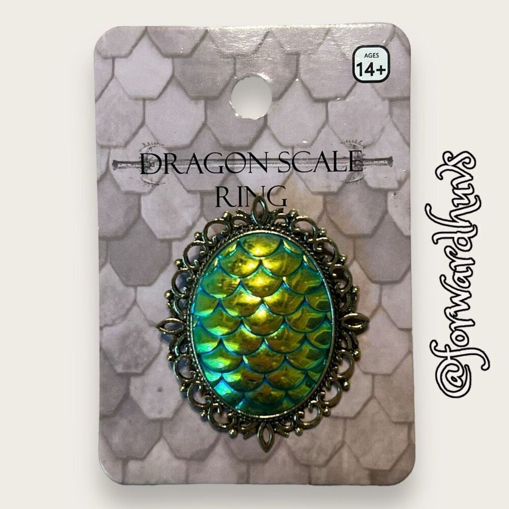 Dragon Scale Statement Ring - New in Package